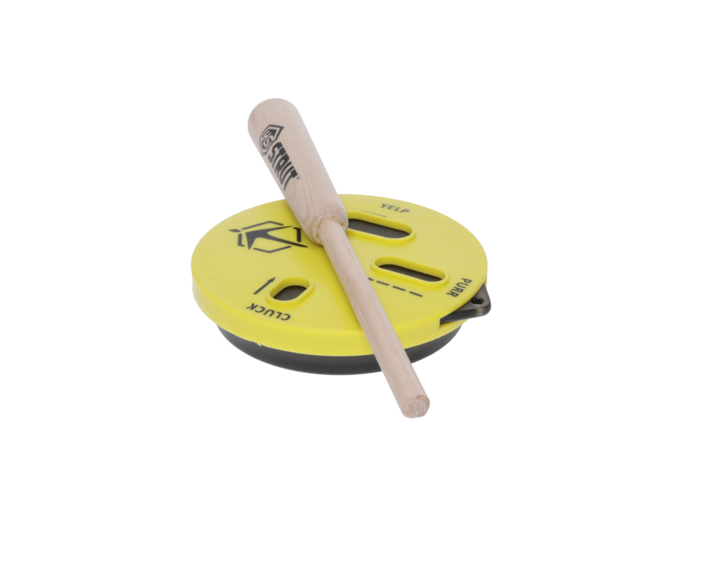 Hunter's Specialties Strut Cookie Cutt'R Glass Pot Call - Turkey Hunting Call With Removable Guide Cap