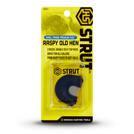 Hunters Specialties E-Z Rasp Diaphragm Turkey Flex HS-STR-05922 Black Small Frame Hunters Specialties E-Z Rasp Diaphragm Turkey Flex HS-STR-05922 Black Small Frame